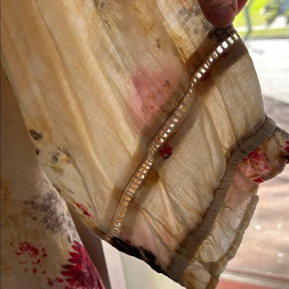 Vintage Goa Embroidered Blouse Large - Picture 6 of 10